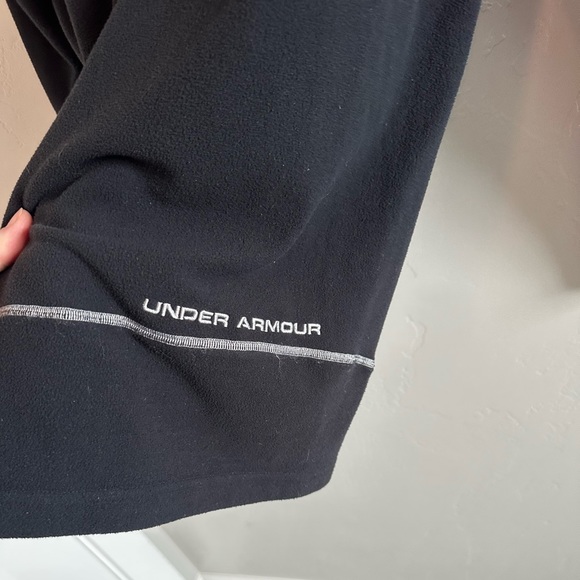 UA Under Armour Quarter Zip Phoenician Golf Pullover Fleece BLACK SZ XXL EUC - Picture 7 of 11